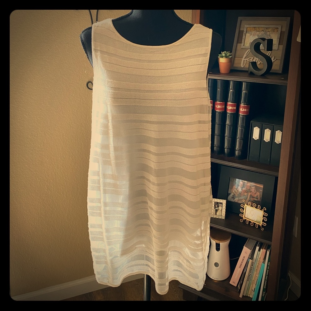 WHBM White Sheer Tank
